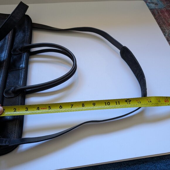 Beautiful Vintage Wilson's Black Leather Laptop Bag in great condition - Picture 16 of 16